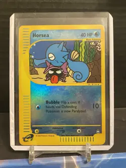 Horsea 084/147 Aquapolis 2002 Reverse Holo Pokemon TCG RARE - Image 2