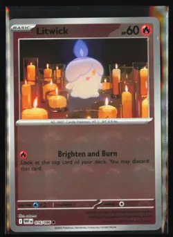 Litwick (Poke Ball Pattern) #016/086 SV: White Flare - Pokemon TCG - NM - Image 1