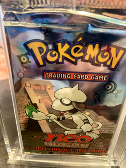 Pokemon TCG Sealed Neo Discovery Booster Pack PROTECTIVE DISPLAY CASE INCLUDED - Image 3