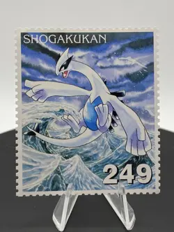Lugia No. 249 Pokemon Big Stamp Rare Shogakukan Japanese Nintendo Japan - Image 1