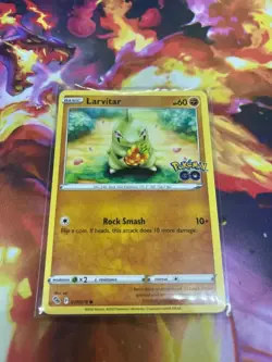 Larvitar 037/078 Pokemon GO Regular NM-Mint Pokemon TCG - Image 3