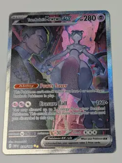 Pokemon TCG Team Rockets Mewtwo EX Special Illustration Destined Rivals - Image 1