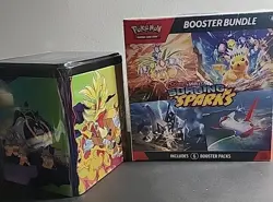 Pokemon Surging Sparks Booster Bundle With Collection Tin Sealed - Image 2