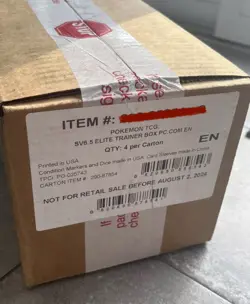 1 CASE NEW Pokemon TCG Shrouded Fable Pokemon Center ETB Sealed (4x ETB per Case - Image 1