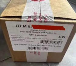 1 CASE NEW Pokemon TCG Shrouded Fable Pokemon Center ETB Sealed (4x ETB per Case - Image 2