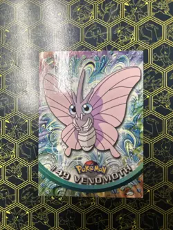 Venomoth #49 TV Animation Edition Topps Blue Logo - Image 1