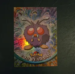 2000 Topps Pokemon #48 Venonat TV Animation Edition Holo - Image 1