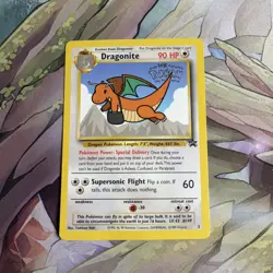 Dragonite - 5 Pokemon 1999 WB First Movie - Black Star Promo - Image 1