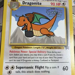 Dragonite - 5 Pokemon 1999 WB First Movie - Black Star Promo - Image 3