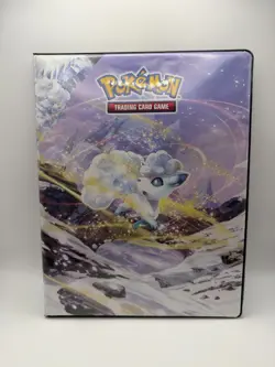 Ultra Pro Pokemon TCG Silver Tempest Alolan Vulpix Lugia Portfolio Binder - Image 1