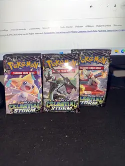 POKEMON Sun & Moon CELESTIAL STORM Booster Packs - Image 1