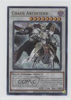 Chaos Archfiend Ultra Rare 1st Ed. YuGiOh Photon Hypernova #PHHY-EN039 - Image 1