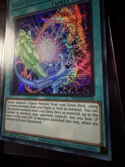 LP Yu-Gi-Oh! Heavy Polymerization MP24-EN150 Prismatic Secret Rare 1st Edition - Image 3