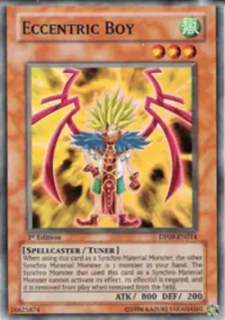 Eccentric Boy - DP09-EN014 - Super Rare - Unlimited Edition NM Yugioh Duelist Pa - Image 1