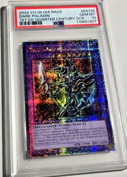 2024 YU-GI-OH! QUARTER CENTURY BONANZA Dark Paladin RA03-EN126 QCR PSA 10 QCSR - Image 2