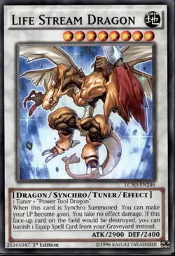 Life Stream Dragon 1st Ed Common LC5D-EN246 Yu-Gi-Oh! - Image 1