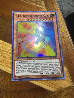 B.E.S. Blaster Cannon Core RIRA-EN023 1st Edition Super Rare LP + BONUS - Image 1