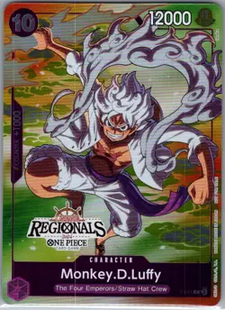 Monkey.D.Luffy Offline Regional 2024 Vol. 2 Participant P-041 One Piece NM - Image 1