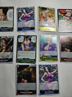 One Piece TCG Card Game OP-13 SR And Rare Lot 14 Cards NM Carrying On His Will - Image 3