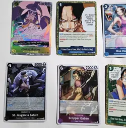 One Piece TCG Card Game OP-13 SR And Rare Lot 14 Cards NM Carrying On His Will - Image 4