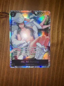 Ms. All Sunday OP14-084 The Azure Sea's Seven Foil Near Mint One Piece TCG - Image 1