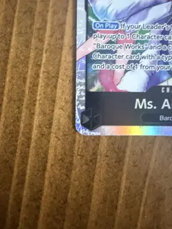 Ms. All Sunday OP14-084 The Azure Sea's Seven Foil Near Mint One Piece TCG - Image 3