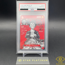 PSA 10 Monkey D Luffy ST21-014 Japanese One Piece Magazine Vol.20 Promo - Image 1