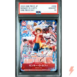 PSA 10 Monkey D. Luffy ST10-006 SR ONE PIECE DAY - ONE PIECE Card Japanese 2024 - Image 1