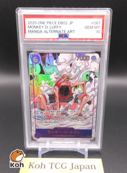 PSA 10 Luffy SEC EB02-061 Alt Art Comic Parallel Anime 25th Collection ONE PIECE - Image 2