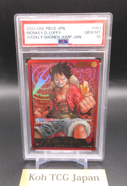 PSA 10 Monkey D. Luffy ST01-001 Weekly Shonen Jump Promo Japanese ONE PIECE 2023 - Image 4