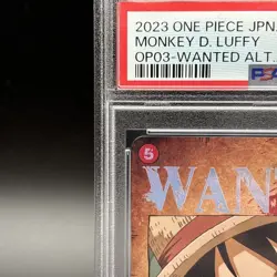 PSA 10 Monkey D Luffy ST01-012 OP03 Wanted Alt Art One Piece Card Japanese - Image 2