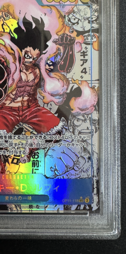 PSA 10 Luffy SEC OP11-118 Manga Alt Art Comic Parallel Fist ONE PIECE Japanese - Image 5
