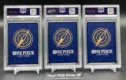PSA 10 ONE PIECE Card Championship Promo Luffy Law Kid Complete Set Japanese - Image 2