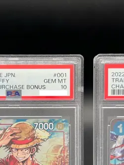 PSA 10 ONE PIECE Card Championship Promo Luffy Law Kid Complete Set Japanese - Image 4