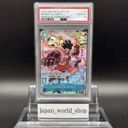 PSA 10 Luffy SEC OP11-118 Manga Alt Art Comic Parallel Fist ONE PIECE Japanese - Image 1