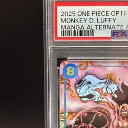 PSA 10 Luffy SEC OP11-118 Manga Alt Art Comic Parallel Fist ONE PIECE Japanese - Image 2