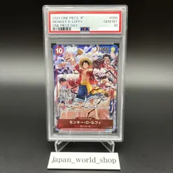PSA 10 Monkey D Luffy ST10-006 ONE PIECE DAY 24 Promo One Piece Card Japanese - Image 1