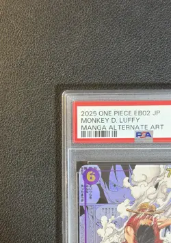 PSA 10 Luffy SEC EB02-061 Manga Alt Art Comic Parallel Anime 25th Japanese - Image 3