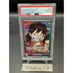PSA 10 Monkey D Luffy OP01-003 Leader Parallel Romance Dawn ONE PIECE Japanese - Image 1
