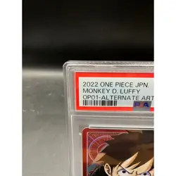 PSA 10 Monkey D Luffy OP01-003 Leader Parallel Romance Dawn ONE PIECE Japanese - Image 2