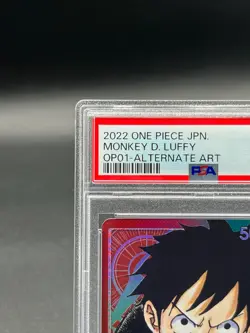 PSA 10 Monkey D Luffy OP01-003 Leader Parallel Romance Dawn ONE PIECE Japanese - Image 2