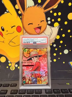 PSA 10 ONE PIECE RED MANGA LUFFY COMIC SUPER PARALLEL OP13-118 JAPANESE 2025 - Image 1