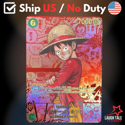 Monkey D. Luffy SEC-RSP OP13-118 Red Manga Art Carrying On His Will NM US Ship - Image 1