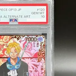 PSA 10 Sabo Manga Alt Art Red OP13-120 Carrying on His Will ONE PIECE Japanese - Image 4