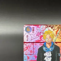 Sabo Manga Alt Art Red OP13-120 SEC Carrying on His Will ONE PIECE Card Japanese - Image 3