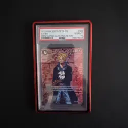 2025 ONE PIECE OP13- CARRYING ON HIS WILL RED MANGA ALTERNATE ART SABO PSA 10 - Image 4