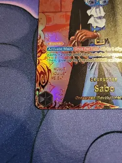 one piece tcg sabo op-13-120 red manga alt art english ULTRA RARE 🔥 - Image 2
