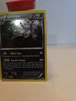 Umbreon XY96 Black Star Promo Holo Card LP Pokemon TCG - Image 3