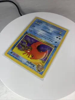 Original 1999 Rare First/ 1st Edition Kingler Pokemon Card Fossil Set NM - Image 5