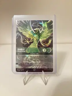 Disney Lorcana Diablo Devoted Herald Enchanted Card 211/204 Ursula's Return Holo - Image 1